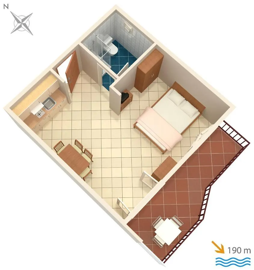 Apartments By The Sea Rastici, Ciovo - 2104 Trogir Chorvatsko